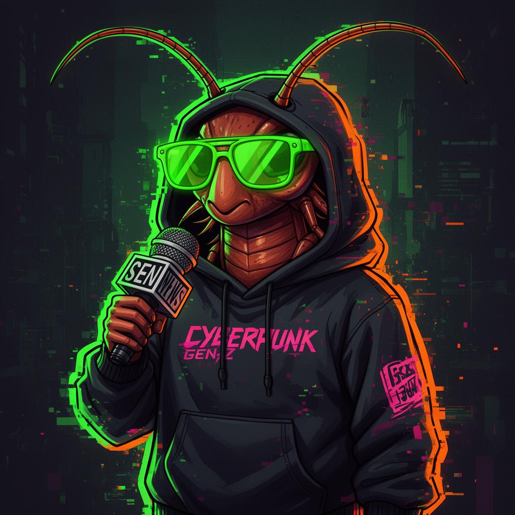 CMNN Cockroach mascot