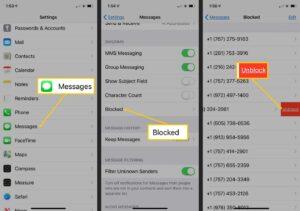 How to Unblock Someone on an iPhone-imessage