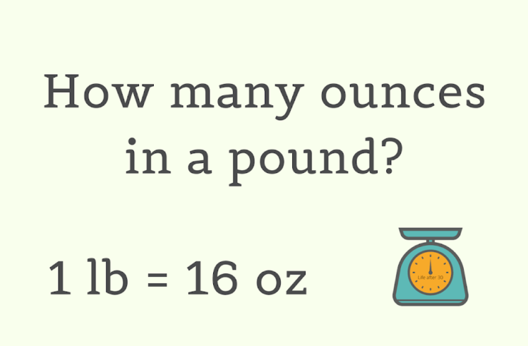 how many ounces in a pound