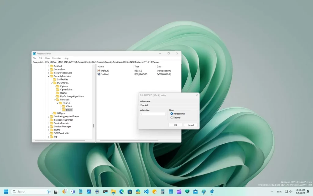 Microsoft; A Fatal Error Occurred While Creating a TLS Client Credential: How to Fix