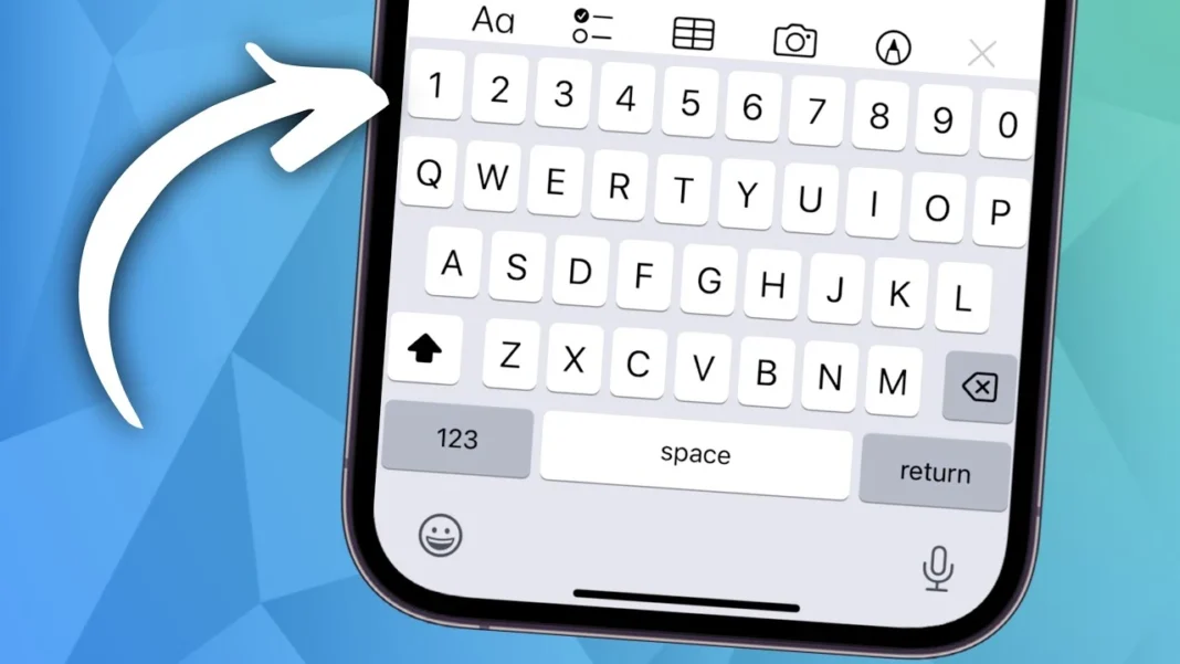 How To Get an iPhone Keyboard With Numbers Row