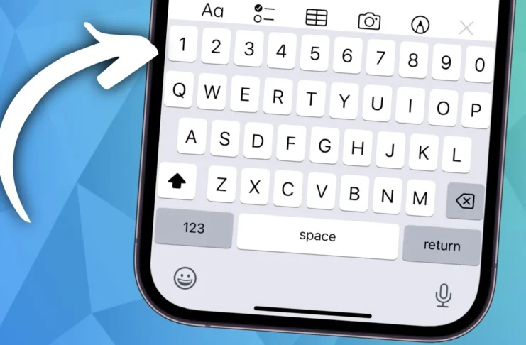 How To Get an iPhone Keyboard With Numbers Row